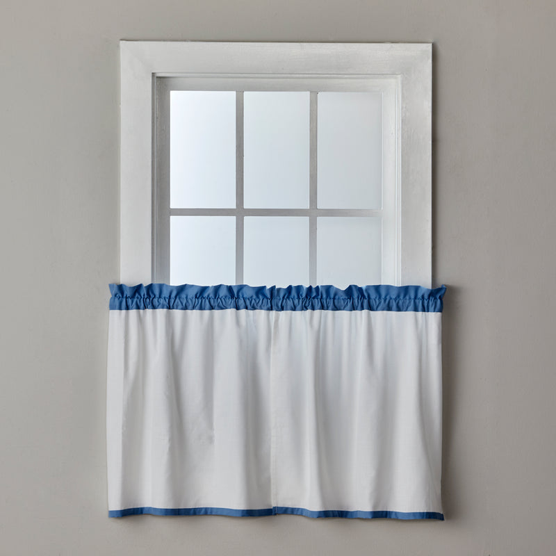 Marrisa Window Tier Pair, Blue, 56" x 24"