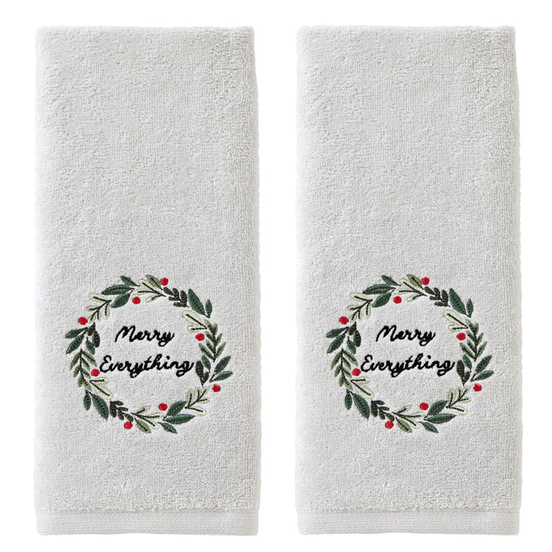 Merry Everything 2-Piece Hand Towel Set, Multi