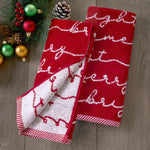 Merry And Bright 2-Piece Hand Towel Set, Red