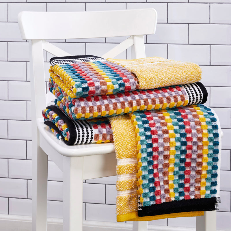 Mid-Century Bath Towel, Multi