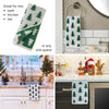 Holiday Trees Jacquard 2-Piece Hand Towel Set, Green/White