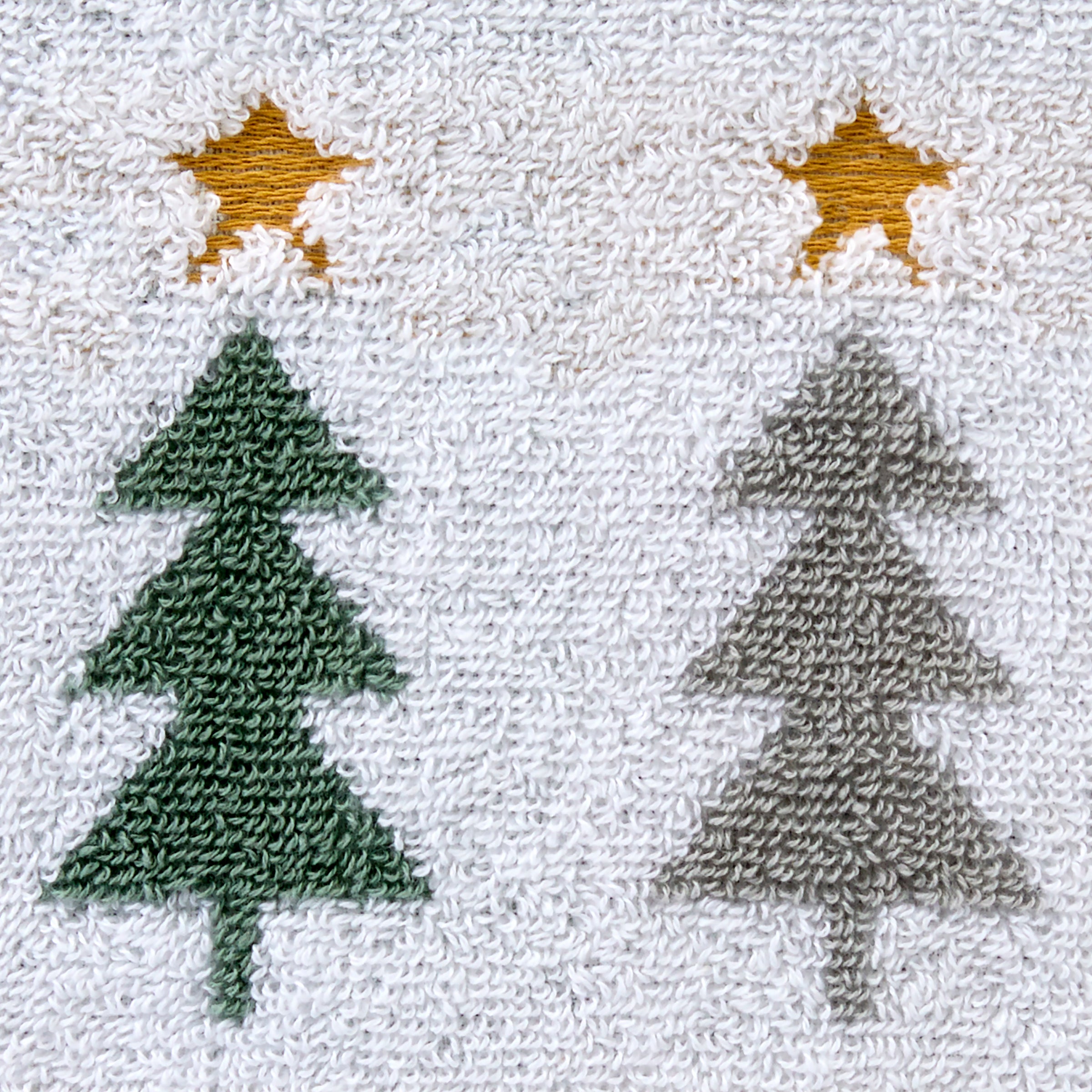 Multi Trees Jacquard Bath Towel, Multi