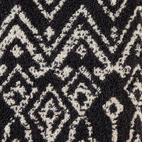 Nador Jacquard Bath Towel, Black/Linen