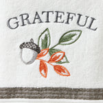 Nature's Harvest Bath Towel, White