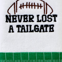 Never Lost A Tailgate 2-Piece Hand Towel Set, White