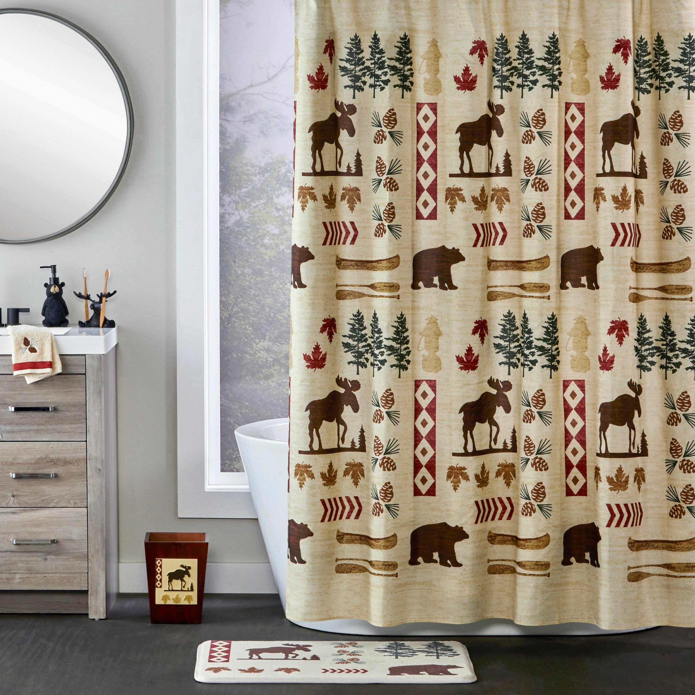 North Ridge Rug, Off White/Multi