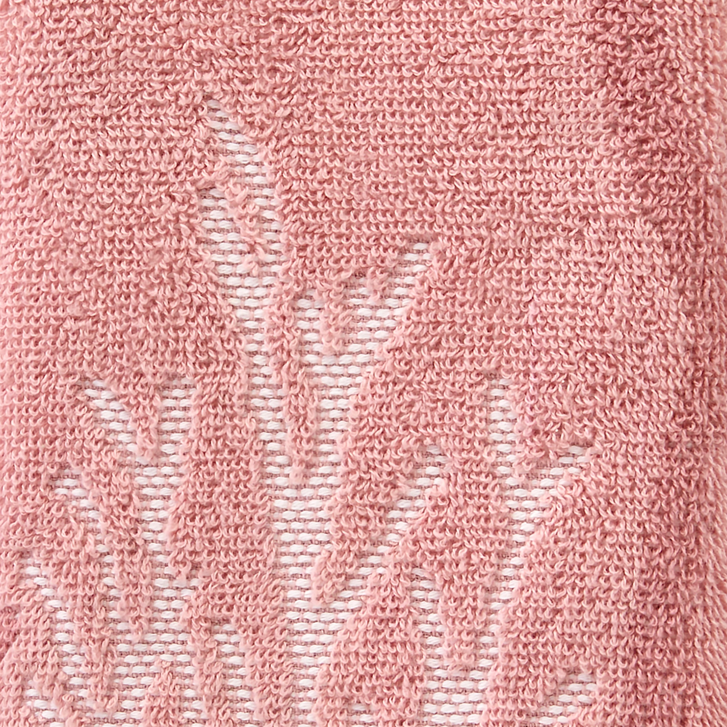 Ocean Coral Sculpted Jacquard 2-Piece Hand Towel Set, Coral
