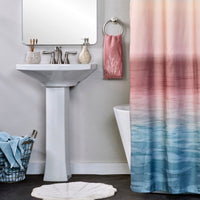 Ocean Coral Sculpted Jacquard 2-Piece Hand Towel Set, Coral