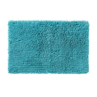 Ocean Watercolor Scales Rug, Aqua