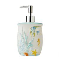 Ocean Watercolor Lotion/Soap Dispenser, Multi