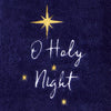 O Holy Night 2-Piece Hand Towel Set, Navy