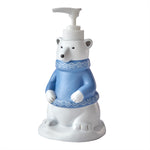 Vern Yip by SKL Home Polar Cove Lotion/Soap Dispenser, Blue/White
