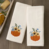 Pumpkin Bouquet 2-Piece Hand Towel Set, Natural