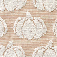 Pumpkin Jacquard 2-Piece Hand Towel Set, Tan