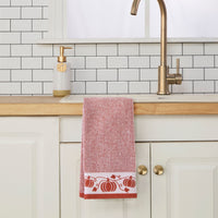 Pumpkin Vine 2-Piece Hand Towel Set, Spice
