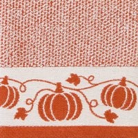 Pumpkin Vine 2-Piece Hand Towel Set, Spice