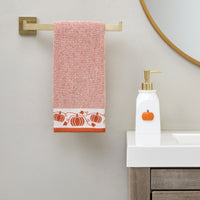Pumpkin Vine 2-Piece Hand Towel Set, Spice