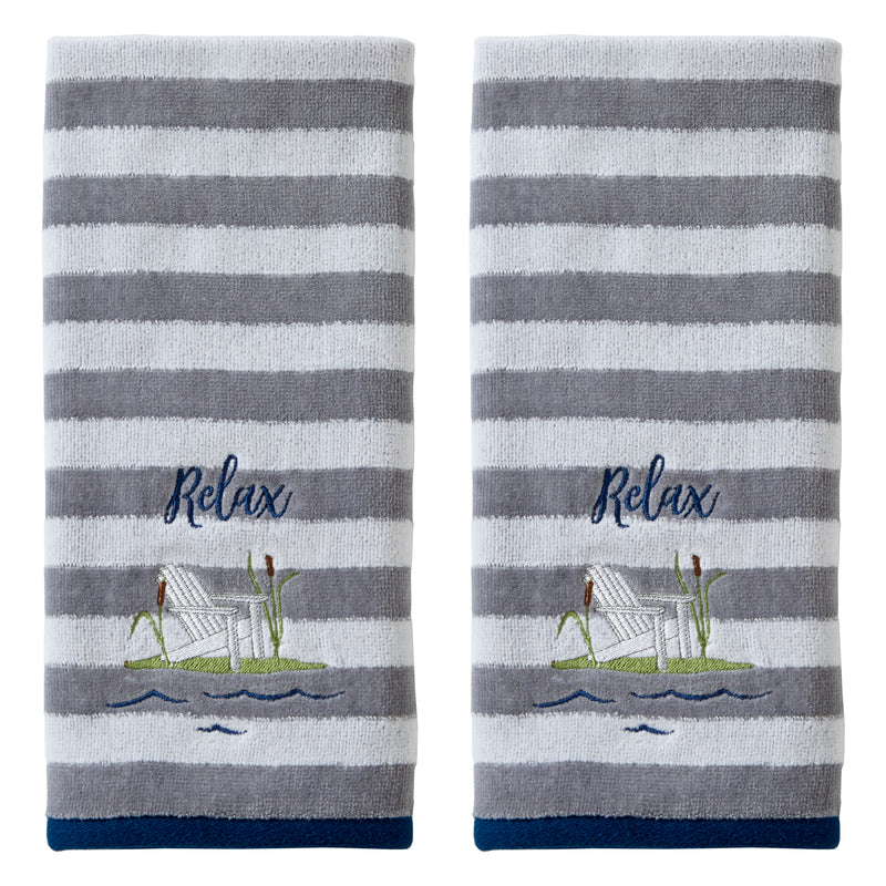 Relax Chair 2-Piece Hand Towel Set, Multi