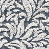 Renan Turkish Cotton Jacquard Bath Towel, Blue/Oxford