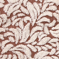 Renan Turkish Cotton Jacquard 2-Piece Hand Towel Set, Clay/Oxford