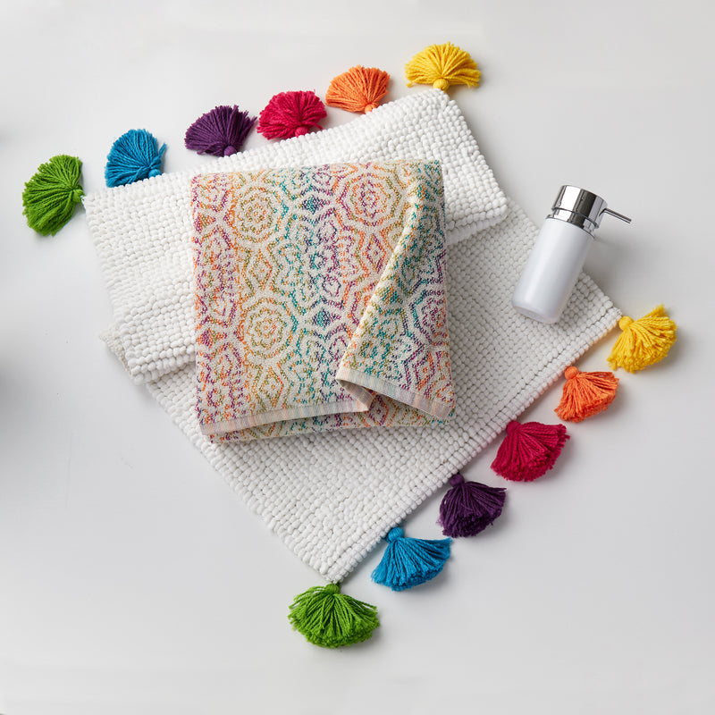 Rhapsody Rug, White/Multi