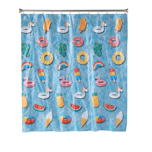 Floating About PEVA Shower Curtain, Multi