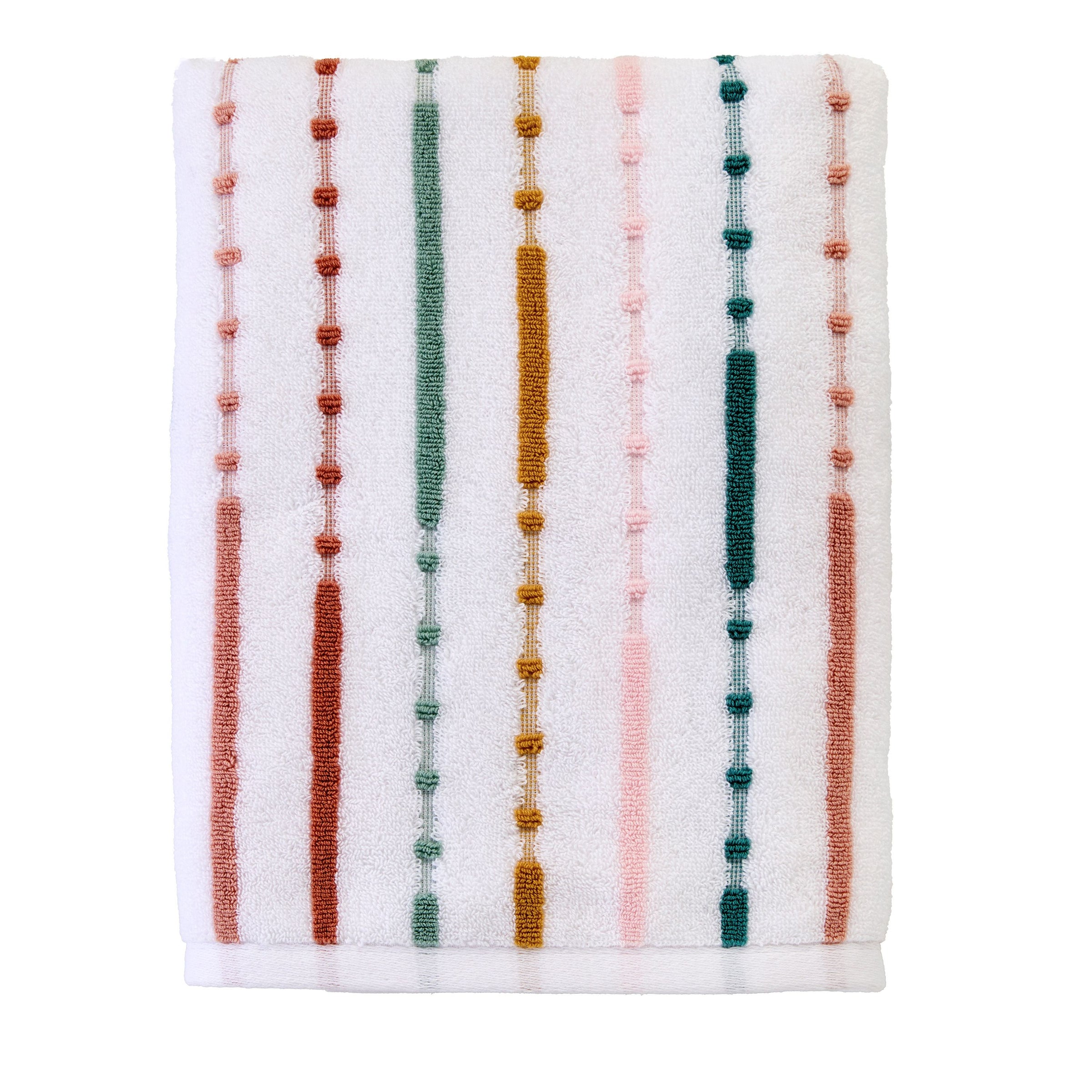 Modesto Stripe Jacquard Bath Towel, Multi