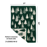 Evergreen Trees Bath Towel, Evergreen
