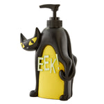 Scary Cat Glow-In-The-Dark Lotion/Soap Dispenser, Black