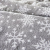 Scattered Snowflakes 2-Piece Hand Towel Set, Gray