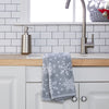 Scattered Snowflakes 2-Piece Hand Towel Set, Gray