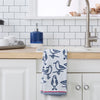 Seagull Sam Jacquard 2-Piece Hand Towel Set, White