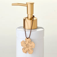 Seasonal Charm 5-Piece Soap Dispenser Set, White