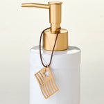 Seasonal Charm 5-Piece Soap Dispenser Set, White