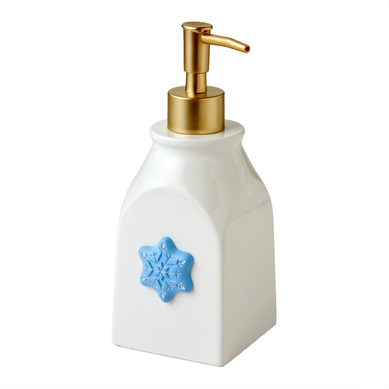 Seasonal Lotion/Soap Dispenser, White/Multi