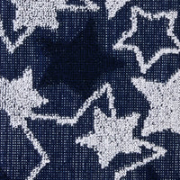 Seasonal Stars Jacquard 2-Piece Hand Towel Set, Navy