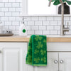 Shamrock Jacquard 2-Piece Hand Towel Set, Green