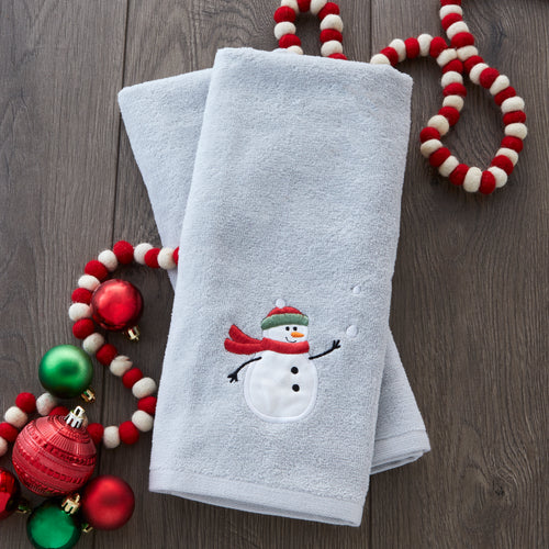Snowman Handmade Hanging Kitchen Towel, Winter Woodland Hand Towels With  Loop, Easy Hang & Stay Put Dish Towel Snap Closure - Yahoo Shopping
