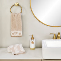 Seasonal Charm 5-Piece Soap Dispenser Set, White