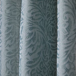 Soft Swirl Window Panel Pair, Mineral Blue, 56" x 63"