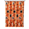 Spooky Good Time Shower Curtain, Orange/Multi