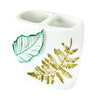 Sprouted Palm Toothbrush Holder, White/Multi