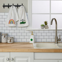 St. Patrick’s Day 2-Piece Hand Towel Set, White