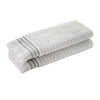 Subtle Stripe Turkish Cotton Bath Towel, White Multi