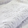 Subtle Snowflakes 2-Piece Hand Towel Set, White