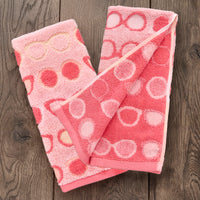 Summer Shades Reversible Jacquard 2-Piece Hand Towel Set, Blush