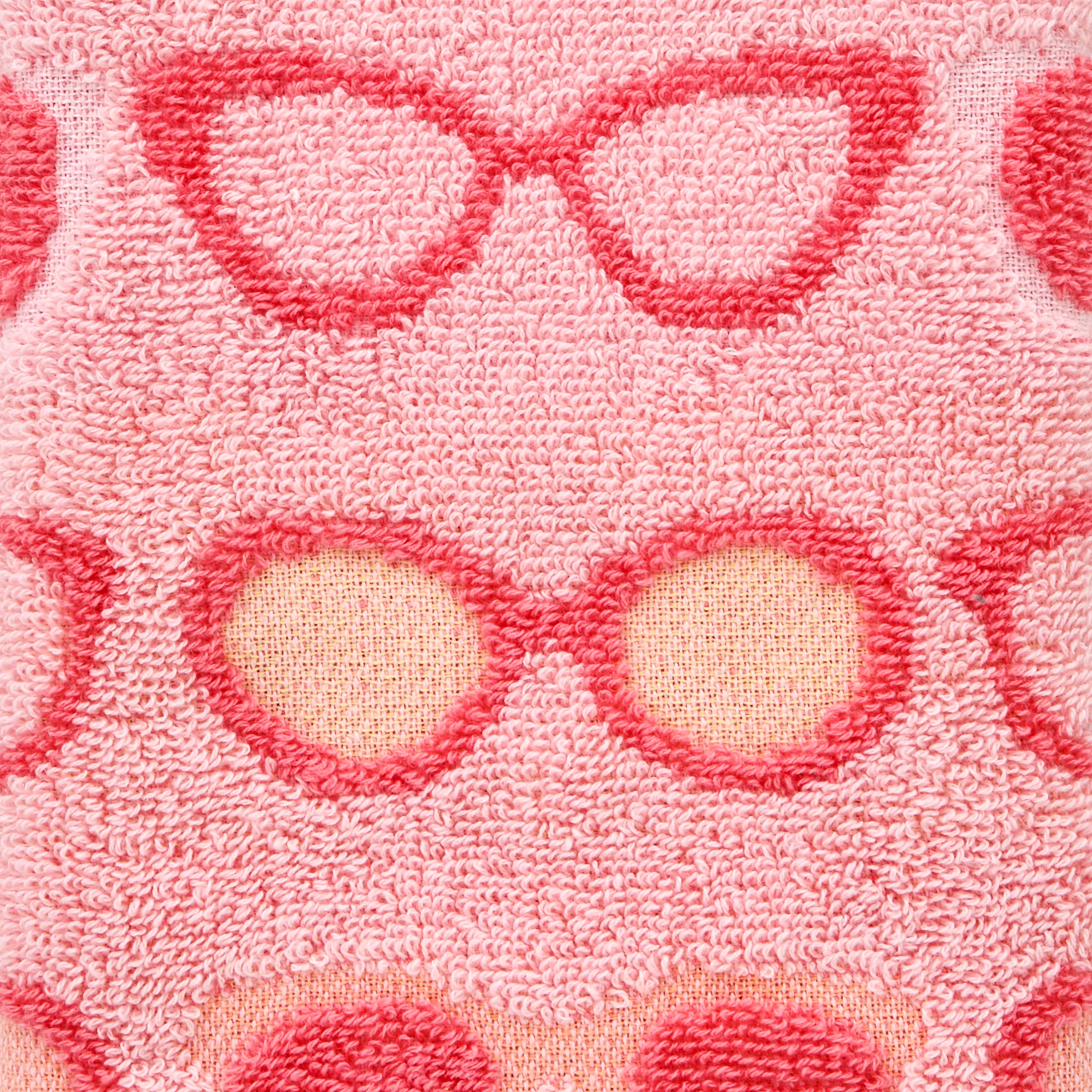 Summer Shades Reversible Jacquard 2-Piece Hand Towel Set, Blush