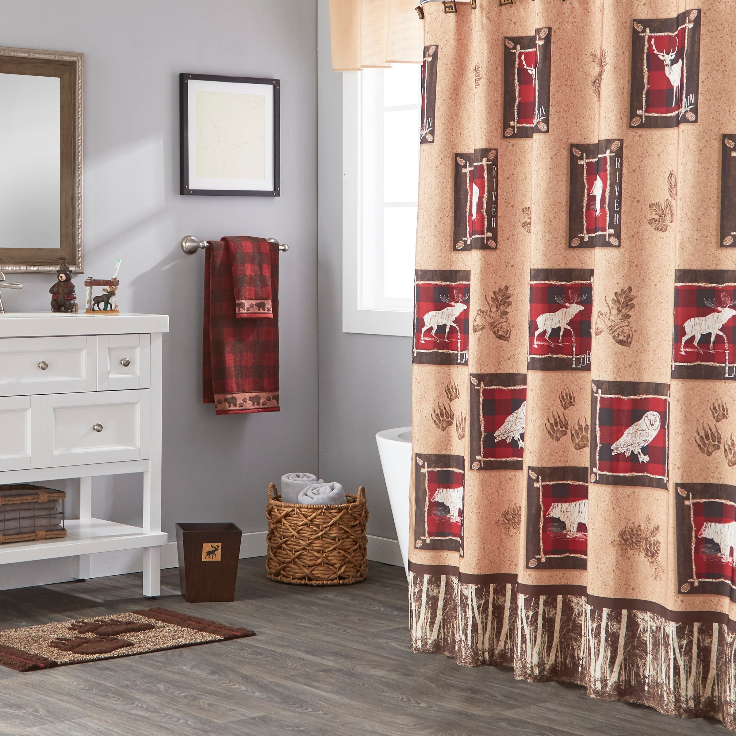 Sundance Wastebasket, Brown