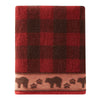 Sundance Jacquard Bath Towel, Red/Multi