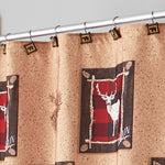 Sundance Fabric Shower Curtain, Brown/Multi